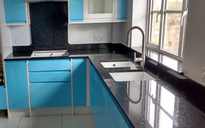 ‘Blues in the Night’ Granite Worktop